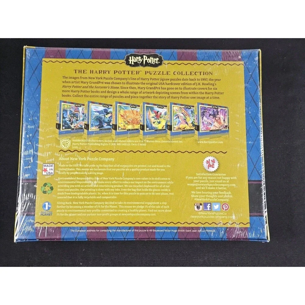 Harry Potter Dueling Wizards 750 Piece Puzzle Complete